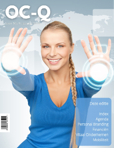Voorpagina ocq magazine editie januari 2022 nummer 9 Angelique Primera 20 jaar Viirtual Assistant bij TEiM internetservices